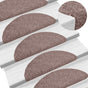 Stair Mats Self-adhesive 15 pcs 65x21x4 cm Light Brown