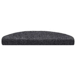 Stair Mats Self-adhesive 15 pcs 65x21x4 cm Dark Grey