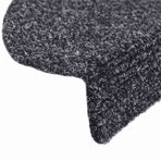 Stair Mats Self-adhesive 15 pcs 65x21x4 cm Dark Grey