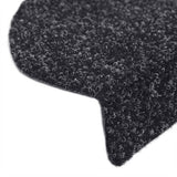 Stair Mats Self-adhesive 15 pcs 65x21x4 cm Black Half Round Large - Rear View