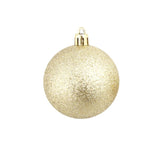 100 Piece Christmas Ball Set 3/4/6 cm Gold - Close-Up Angle