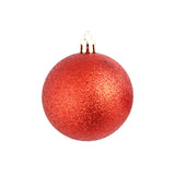 100 Piece Christmas Ball Set 3/4/6 cm Red - Extra Image