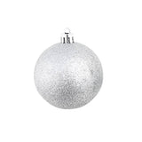 100 Piece Christmas Ball Set 3/4/6 cm Silver - 45-Degree Angle