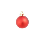 Christmas Balls 100 pcs Red/Gold/Green - Top-Down View