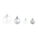 Christmas Balls 100 pcs Silver/Gold - Side View