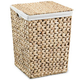 Laundry Basket Set 2 Pieces Water Hyacinth - 45-Degree Angle