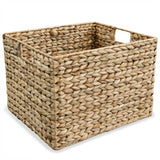 Storage Basket Set 3 Pieces Water Hyacinth - Side View