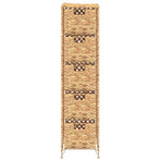 Storage Unit with 5 Baskets 25,5x37x100 cm Water Hyacinth