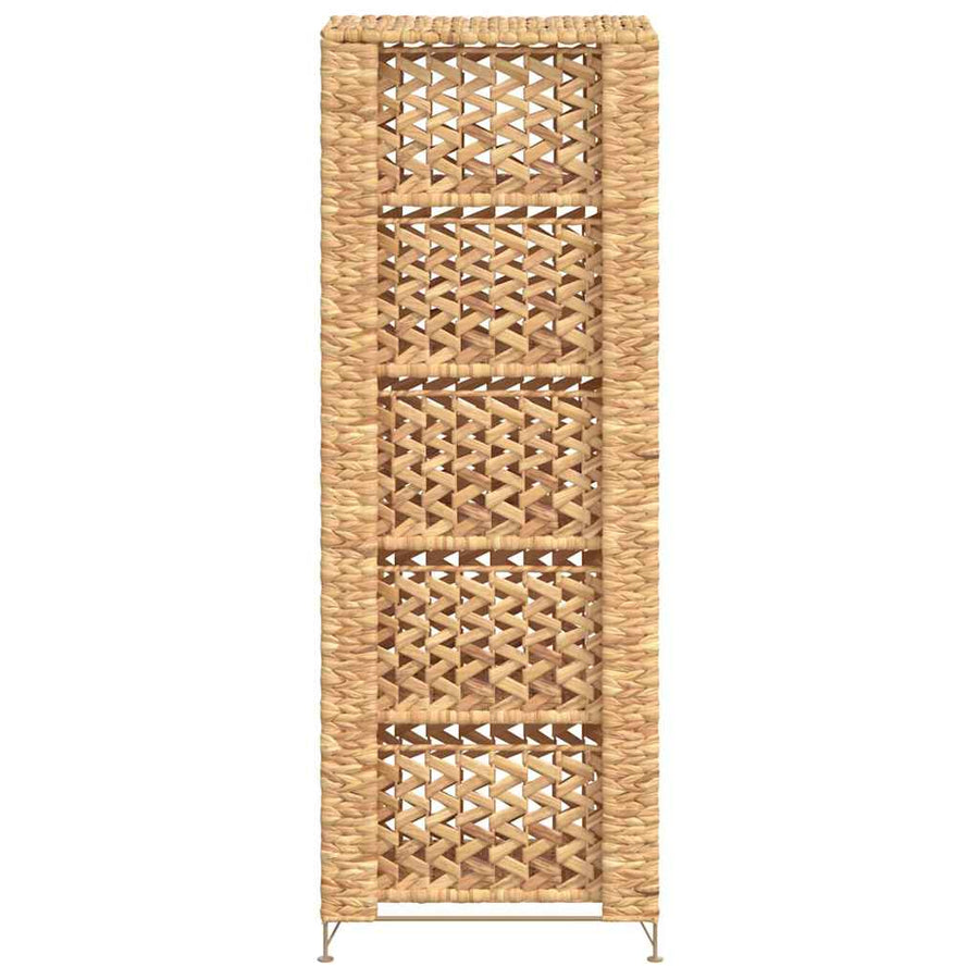 Storage Unit with 5 Baskets 25,5x37x100 cm Water Hyacinth