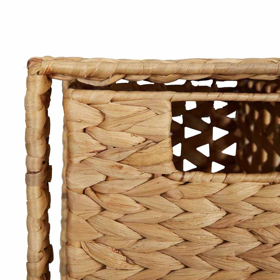 Storage Unit with 5 Baskets 25,5x37x100 cm Water Hyacinth