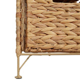 Storage Unit with 5 Baskets 25.5x37x100 cm Water Hyacinth - Extra Image
