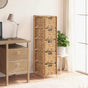 Storage Unit with 5 Baskets 25,5x37x100 cm Water Hyacinth