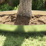 Lawn Fence 10 pcs Galvanised Steel 100x20 cm - Side View