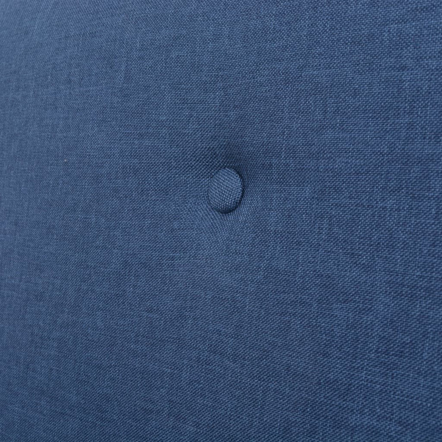 Sofa Set 2 Pieces Fabric Blue