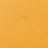 Sofa Set 2 Pieces Fabric Yellow - Low Angle