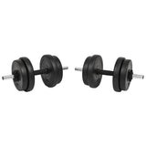 14 Piece Dumbbell Set 20 kg - Side View