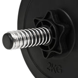 14 Piece Dumbbell Set 20 kg - Rear View