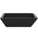 Basin Ceramic Square Black 41.5x41.5x12 cm - 45-Degree Angle