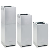 Island Range Hood LCD Display Touch Sensor 756 m³/h LED - 45-Degree Angle