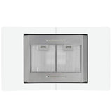 Island Range Hood 90 cm LCD Display Touch Sensor 756 m³/h LED