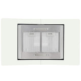 Island Range Hood 90 cm Stainless Steel 756 m³/h LED - 45-Degree Angle