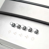 Island Range Hood 90 cm Stainless Steel 756 m³/h LED - Low Angle