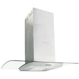 Island Range Hood 90 cm Stainless Steel 756 m³/h LED - Front View