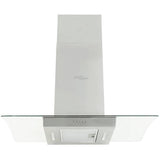 Island Range Hood 90 cm Stainless Steel 756 m³/h LED