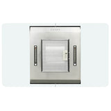 Island Range Hood 90 cm Stainless Steel 756 m³/h LED - Close-Up Angle