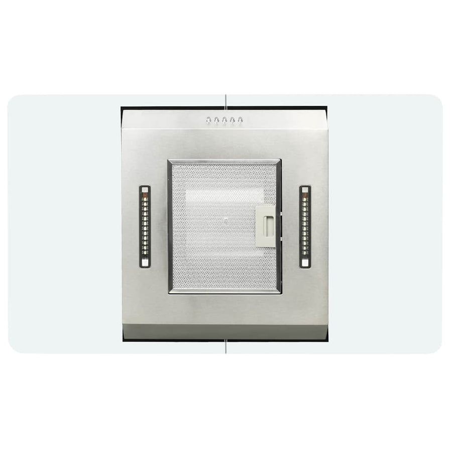 Island Range Hood 90 cm Stainless Steel 756 m³/h LED