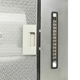 Island Range Hood 90 cm Stainless Steel 756 m³/h LED