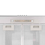 Wall Mounted Range Hood 90 cm Stainless Steel 756 m³/h LED - Close-Up Angle