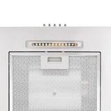 Wall Mounted Range Hood 60 cm Stainless Steel 756 m³/h LED - 45-Degree Angle