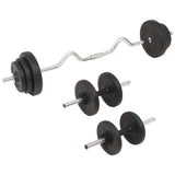 Barbell and Dumbbell Set 30 kg - Front View