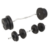 Barbell and Dumbbell Set 60 kg - Side View