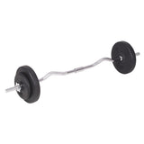 Barbell and Dumbbell Set 90 kg - Top-Down View