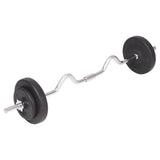 Barbell and Dumbbell Set 90 kg - Top-Down View
