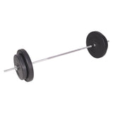 Barbell and Dumbbell Set 90 kg - Rear View