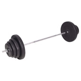 Barbell and Dumbbell Set 120 kg - Top-Down View