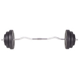 Barbell and Dumbbell Set 120 kg - Close-Up Angle