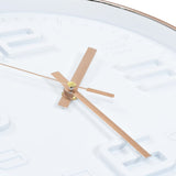 Wall Clock Copper Look 30 cm - Top-Down View