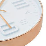 Wall Clock Copper Look 30 cm - 45-Degree Angle