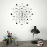 Wall Clock with Quartz Movement Modern Design 50 cm - Front View