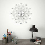 Wall Clock with Quartz Movement Modern Design 50 cm - Front View