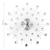 Wall Clock with Quartz Movement Modern Design 50 cm - Rear View