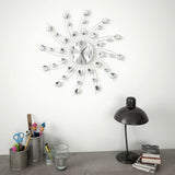 Wall Clock with Quartz Movement Modern Design 50 cm - Front View