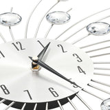 Wall Clock with Quartz Movement Modern Design 50 cm - Top-Down View