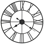 Vintage Wall Clock with Quartz Movement Metal 80 cm XXL