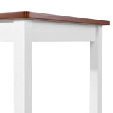 Bar Table Solid Wood 108x60x91 cm - Top-Down View