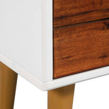 TV Cabinet Solid Acacia Wood 120x35x45 cm